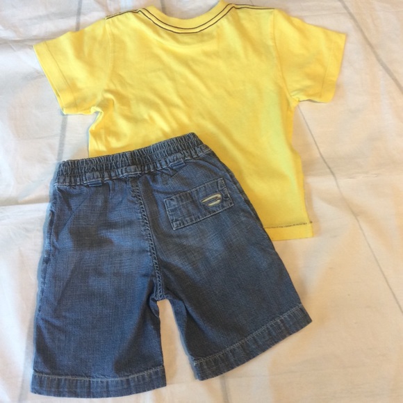 DIESEL Top Denim Shorts 2-Piece Bundle 2 - Picture 4 of 6